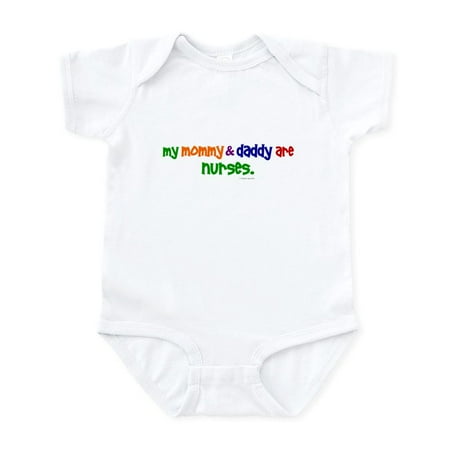 

CafePress - My Mommy & Daddy Are Nurses Infant Bodysuit - Baby Light Bodysuit Size Newborn - 24 Months