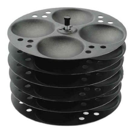 

Tabakh Non-Stick 6-Plates Racks Idly Stand 24 Idlis
