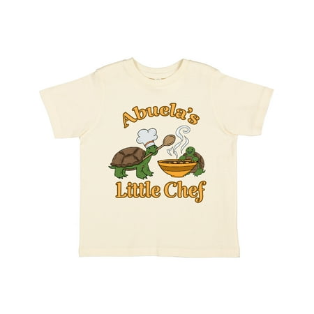 

Inktastic Abuela s Little Chef with Cute Turtles Gift Toddler Boy or Toddler Girl T-Shirt