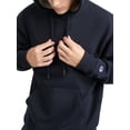 thumbnail image 3 of Champion Men's Pullover Fleece Hoodie, Standard Unisex Fit, Midweight, C Logo,Sizes S-4XL, 3 of 11