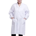 thumbnail image 1 of White Lab Coat Doctor Hospital Scientist School Fancy Dress Costume For Students, 1 of 3