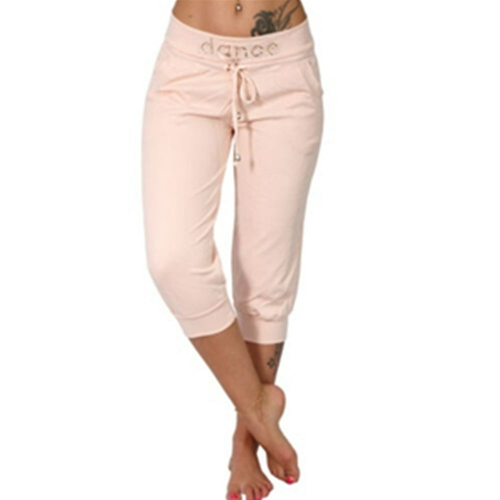 plus size capri joggers
