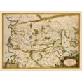 thumbnail image 2 of Jansson 18x14 Black Ornate Wood Framed with Double Matting Museum Art Print Titled - Macedonia Region Greece - Jansson 1654, 2 of 4