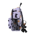 thumbnail image 4 of FORMRS School Backpack with Front Zippered Pocket 12" Student Travel Daypack, Purple Halloween Pumpkin, 4 of 6