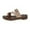 Khaki, variant on Women Casual Sandals Thong Design Back Zipper Leather Upper Everyday Wear Women Sandals for Summer Outings Pair with Jeans,Black,8.5
