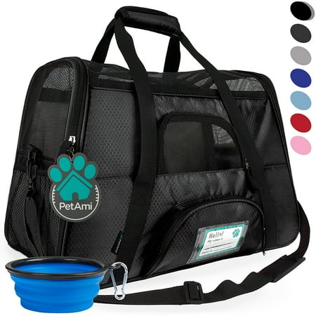 UPC: 0819594021588 | PetAmi Premium Airline Approved Soft Sided Pet Carrier  Charcoal