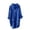 Dark Blue, variant on Womens Long Sleeve Shirt Women's Tops Women Fashion Solid Casual Double Pocket Button Down Shirt With Comfortable Top