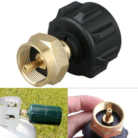 EEEKit Refill Adapter, Propane Throwaway Disposable Bottles Heater Capming Lp Gas 1 Lb Cylinder Tank Coupler