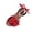 Red, variant on Xfvqtps Women Flat Sandals with Pearl Bowknot Straps Lace up Open Toe Non Slip for Summer Casual and Dressy Outfits
