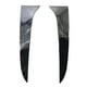 thumbnail image 2 of 2x Spoiler lateral automotriz Canard Splitter Reemplazo de trasera Ajuste para E84 2009-2015 Negro, 2 of 7