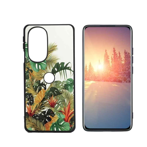 Compatible with Motorola Edge Plus 2022 Phone Case, Tropical-2-2 Case Men Women, Flexible Silicone Shockproof Case for Motorola Edge Plus 2022