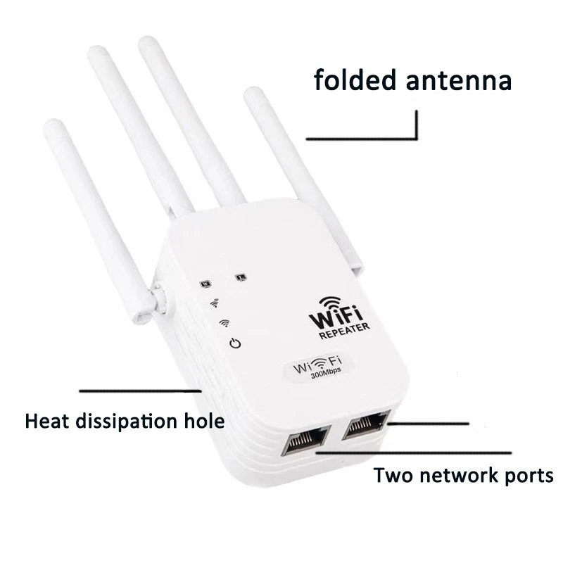 Wifi Range Extender Internet Booster Network Router Wireless Signal Repeater