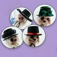 thumbnail image 6 of Dog Costume Top Hat Black Fabrics Funny Hat Pet Formal Accessories for Cat Kitten Dog St. Patricks Party Supplies, 6 of 6
