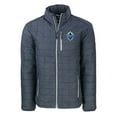 thumbnail image 2 of Men's-Cutter & Buck  Anthracite Vancouver Whitecaps FC Big & Tall Rainier PrimaLoft Eco Insulated Full-Zip Puffer Jacket, 2 of 3