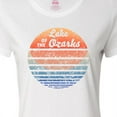 thumbnail image 4 of Inktastic Lake of the Ozarks Distressed Retro Sunset Women's T-Shirt, 4 of 5