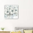 thumbnail image 4 of 40" Winter Blues Flower Canvas Wall Art, 4 of 5