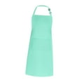 thumbnail image 2 of kowaku Bib Apron Kitchen Apron Durable DIY Occasion Utility Apron Chef Apron Cooking Apron for Flower Shop Gardening Salon Men Women Light Blue, 2 of 9