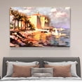 thumbnail image 4 of Póster de lienzo con paisaje costero, decoración de dormitorio, paisaje deportivo, decoración de oficina, regalo, estilo marco, 20 x 30 cm, 4 of 8