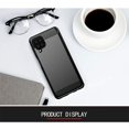 thumbnail image 4 of Samsung A12 Case, Galaxy A12 Case with HD Screen Protector, Soft Slim Shockproof Anti-Fingerprint Full Protective Phone Cases for Samsung Galaxy A12 (Black), 4 of 6