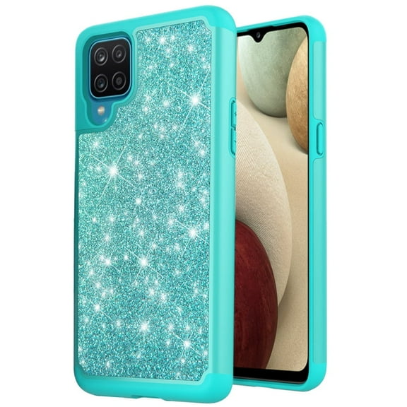 GSA Glitter Bling Hybrid Case for LG K22 & K32 - Teal