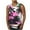 Multicolor-A, variant on Penkiiy Beach Tank Top for Men Sunset Coconut Print Summer T Shirt Casual Crewneck Vest Sleeveless Stylish Tank Tops Blouse L Pink
