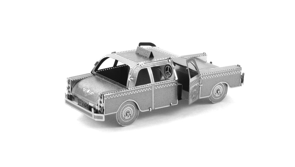 Fascinations Metal Earth Checker Cab 3D Metal Model Kit 