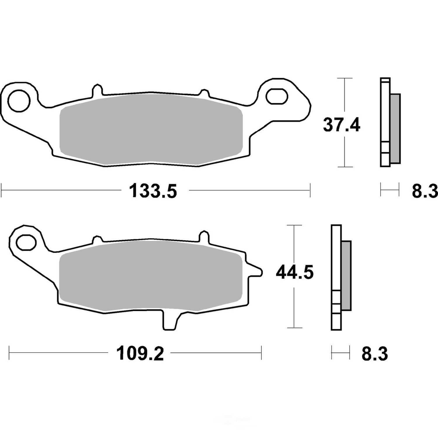Brembo 07KA19SA PRIME Powersport Sinter SA