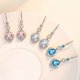 thumbnail image 5 of Silver Drop Earrings For Women Girl, Dangle Earrings With Cubic Zirconia Gift, 5 of 5