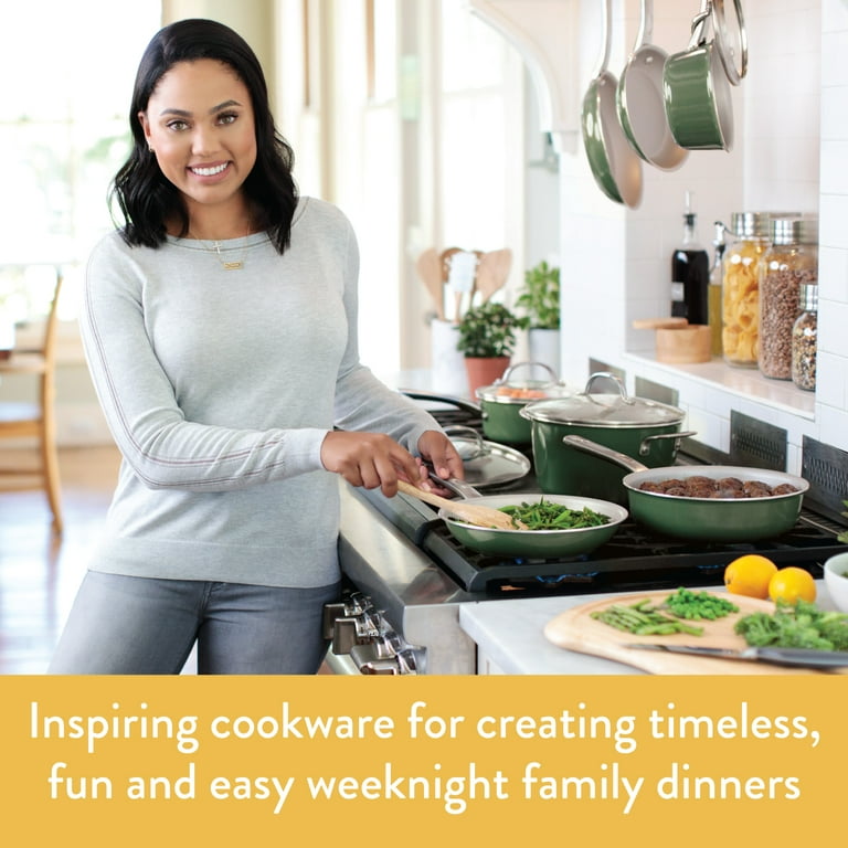 Ayesha Curry Home Collection 10-Piece Nonstick Cookware Set 