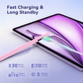 thumbnail image 2 of TIMOVO Pencil for iPad 2018-2025, Stylus Pen Compatible with Apple iPad 11/10/9/8/7/6/A16, Mini 7/6/5, Air M3/M2 11"/13"/5/4/3, Pro M4 13"/12.9"/11", Fast Charging, Pink, 2 of 8