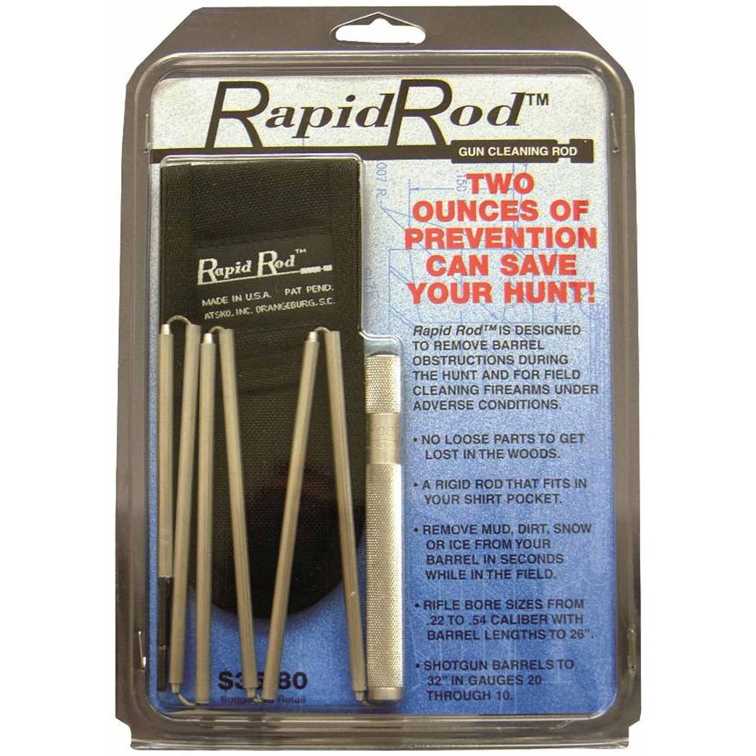 1 piece cleaning rod mounting solution?