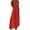 Red, variant on JIUKE Maxi Dresses for Women Spaghetti Strap Sleeve Eyelet Maxi Dress V Neck Casual Flowy Boho Beach Long Dresses