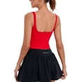 thumbnail image 3 of RUNNING GIRL Women’s Workout Tank Top Cropped Athletic Top Square Neck Sleeveless Yoga Shirt, 3 of 5