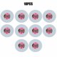 thumbnail image 1 of Red10pcsClub Bar Party Decor Posavasos Led Bombilla de luz intermitente Botella Copa Mat Light Up Pad, 1 of 5