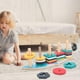 thumbnail image 3 of Apilador geométrico de madera para bebés, niños pequeños, aprendizaje sensorial preescolar, desarrollo A, 3 of 9