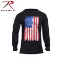 thumbnail image 2 of Rothco US Flag Long Sleeve T-Shirt - Red/White/Blue, 2 of 2
