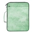 thumbnail image 2 of Haosy Accordion File Organizer Zipper Binder 500 Sheet 6-Tab Expanding File Folder Multi-Pocket 1.2 Inch 3 Ring Colorful Green Watercolor, 2 of 7
