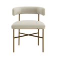 thumbnail image 6 of TOV Furniture Kim Performance Cream Velvet Dining Chair, 6 of 7
