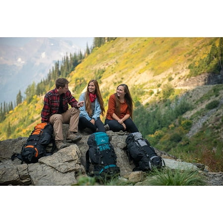 Teton Scout 55L Hiking Backpack - Burnt Orange - Walmart.com