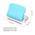thumbnail image 7 of Sorven Paper Binding Machine Coil Book Hole Puncher, Portable Paper Binding Machine 10 Sheets Capacity with Scale Line for School for A4 A5 A6 A7, 7 of 7