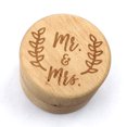 thumbnail image 3 of pitrice Rustic Wedding Wood Ring Holder Wedding Ring Bearer Box Engagement Engraving Wooden Rings Box, 3 of 8