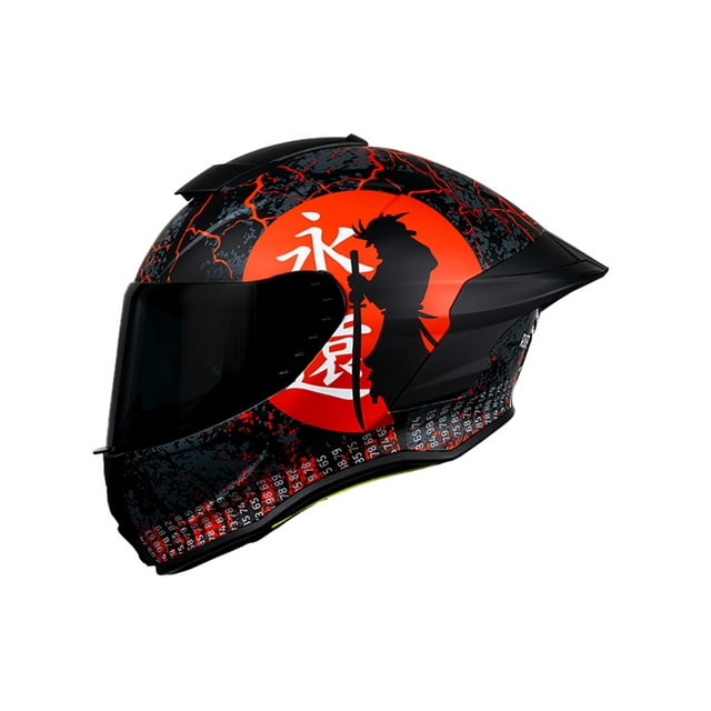 Casco Cerrado Para Moto Kov Buster Armour Rojo