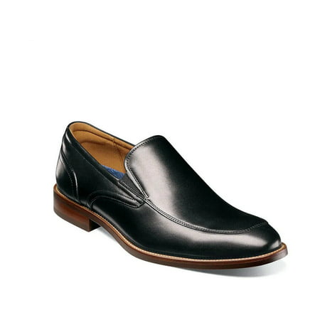 

Men s Florsheim Rucci Moc Toe Slip On Classic Leather Black 13386-001