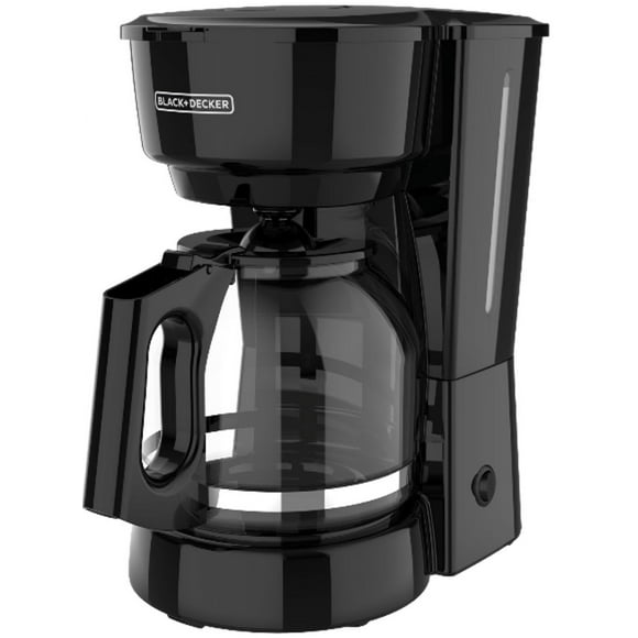 BLACK+DECKER Cafetera Programable de 12 Tazas con Acabado Negro