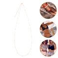 thumbnail image 2 of Golden Alloy Belly Waist Belt for Home Fashionable Stretchable Body Chain Jewelry, 2 of 8
