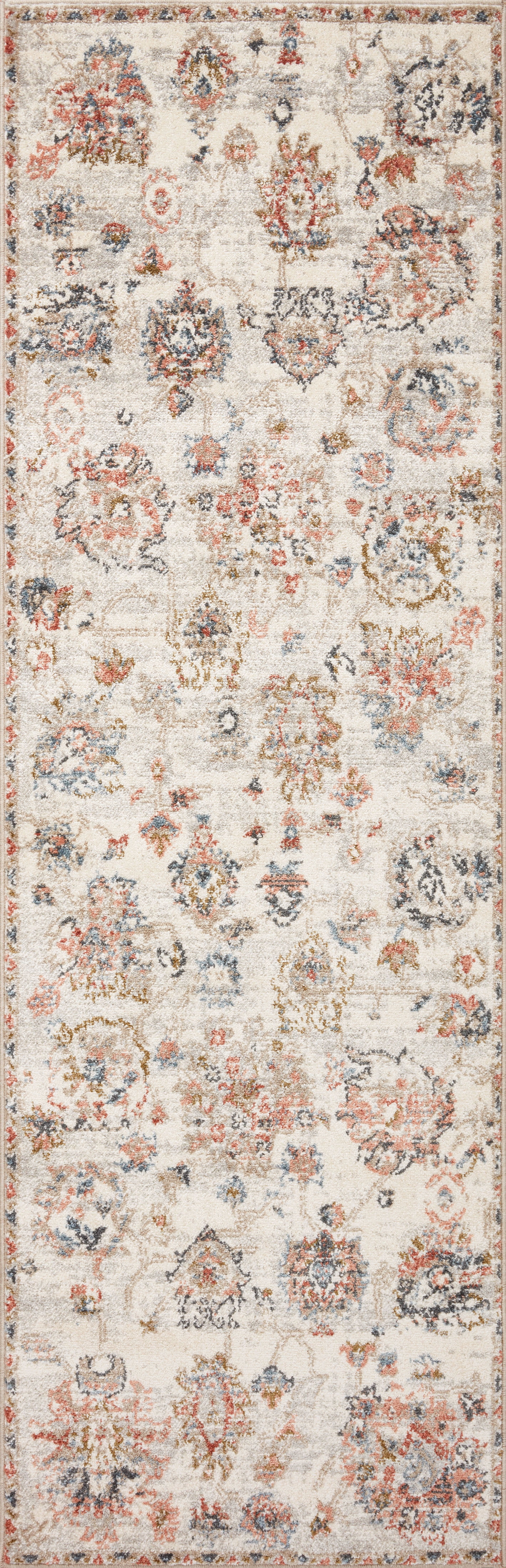 Loloi II Saban Collection SAB-09 Ivory / Multi, Oriental Area Rug 2'-7" x 4'