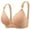 Khaki, variant on Ahuyic Summer Womens Bras,Plus Size Bras for Women,Women's Non-steel Lace Stitching Comfortable And Breathable Gathered Adjustable Bra Underwear