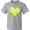 AC-Heather Grey, variant on Inktastic Tennis Ball in Heart Youth T-Shirt