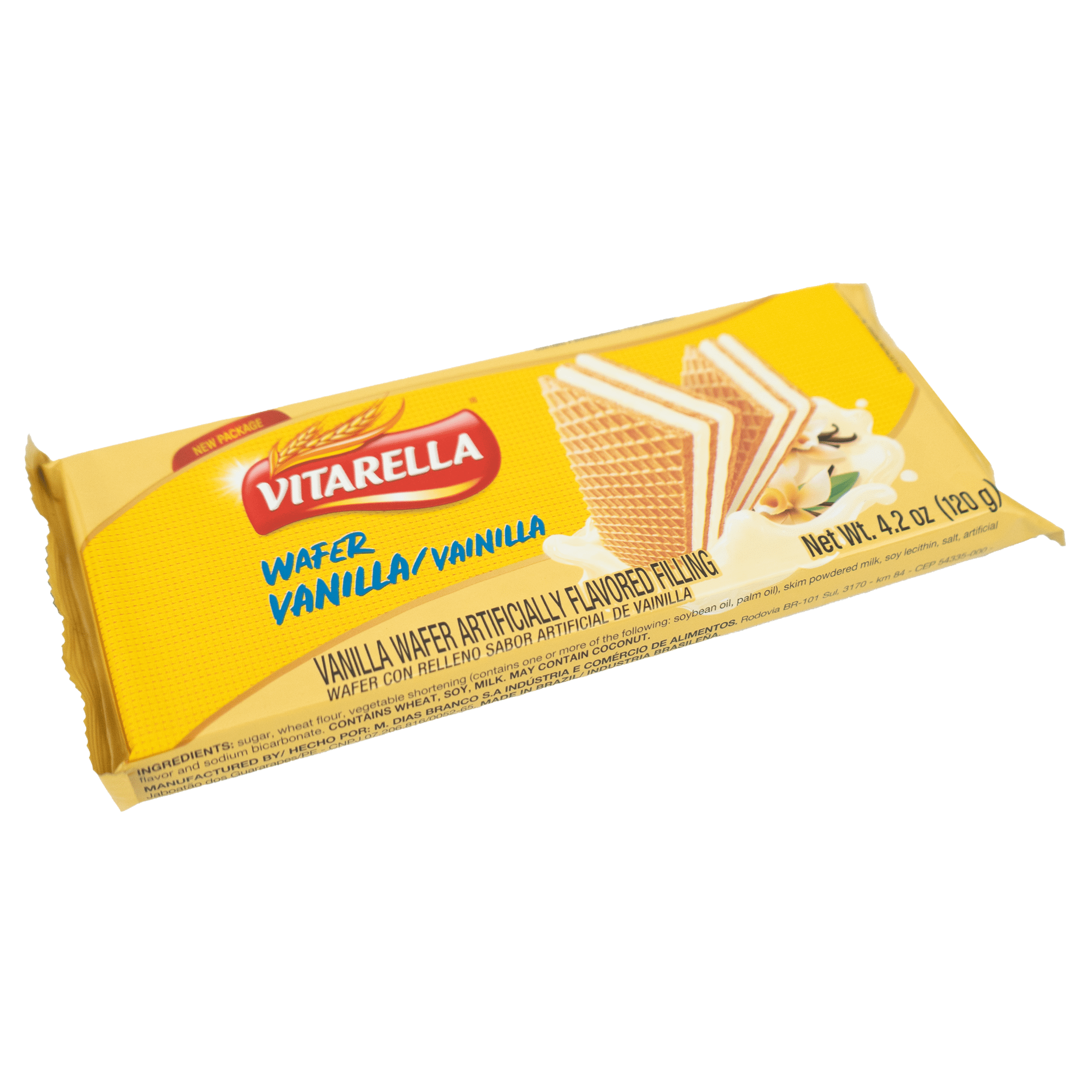 Vitarella, Baked Vanilla Wafer Cookie, Shelf Stable, 5oz, Plastic Bag