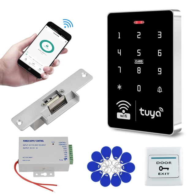 Sistema de control de acceso QttypeLok Wifi Tuya APP Waterproof